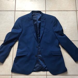 Navy blue suit